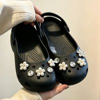 Original Shoe Charms Set Women Pearl Diamond shoe flower charms Luxury Shoe decorations Shoe Accessories Shoe charm pack