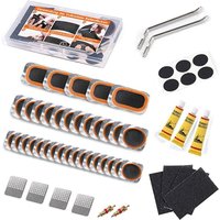 AliExpress NONE Bike Tire Repair Kit with Vulcanizing Glue & Patches - Bicycle Tube Puncture Set for Mountain/Road Cycling