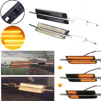 2X LED Dynamic Side Marker Lamp Turn Signal Sequential Car Blinker Lights For BMW 325i/325xi/328i/328xi330i/330xi/335i/335xi