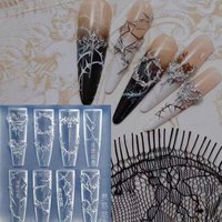 1 piece of original mold for Sweet Cool Nail Art, Thorn 3D Carving, Sharp Nail DIY Jewelry, Nail Art Template Mold