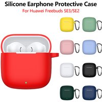 For Huawei Freebuds SE3 SE2 Case Silicone Soft Cover Simple Shockproof Anti-drop Protective Shell Earphone Box Storage Bag Skin
