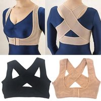 1/2/3Pcs Adjustable Women Back Chest Support Belt Back Posture Corrector Orthotics Posture Correction Brace Rectify Corset