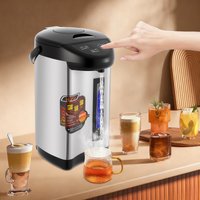 Bouilloire électrique 750W 4L, chauffe-eau, bouilloire électrique domestique, en acier inoxydable pour bureaux, hôtels
