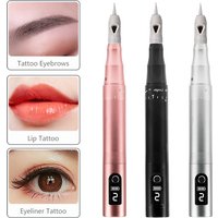 PMU Machine Wireless Permanent Makeup Machine Microshading Professional Tattoo Pen Gun Kit for Eyebrow Miroblading Eyeliner Lip