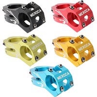 AliExpress NONE MEROCA bike stem 45mm Hollow Short Bike stem riser 28.6*31.8 mm Black Red Gold Blue bike handlebar stem For Mountain Road bike