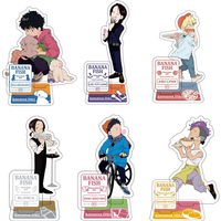 Cartoon Anime Banana Fish Ash Okumura Eiji Acrylic Stand Figure Display Ibe Shunichi Figure Model Plate Christmas Props Toy