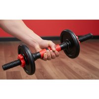 2Pcs Gym Dumbbell Rod Bar Body Building Barbell Parts Training Strength Body 35cm 47cm Barbell Handle Weightlifting Accessories