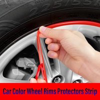 Felgenschutzstreifen für Autos, Reifenschutz, Dekorative Gummileiste, Verschiedene Farben, Auto-Styling-Aufkleber, 8 Meter