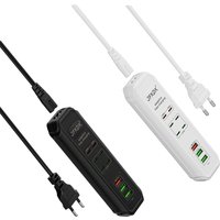 85W EU UK US Plug Multi-Port Fast USB Charger With 1.5m Cable USB-A & USB-C Ports Portable Power Adapter For Phones USB Device