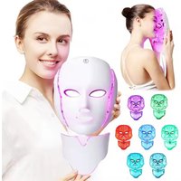 7 Colors LED Face Neck Mask Rechargeable LED Photon Beauty Mask Machine Facial Lifting Skin Care Tool