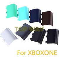 3PCS Original New For XBOXONE Gamepad With Logo Replacement Black Battery Cover Cap Door Back Shell For XBOX ONE Controller