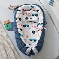 Baby Infant Lounger, Baby Nest for Baby Girls & Boys, Newborn Essentials for Baby 0-18+ Months, 100% Cotton Breathable