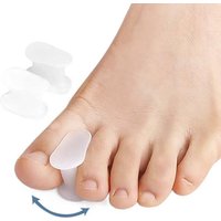 1-4Pair Feet Care Silicone Toe Separators Bunion Spacer Hallux Valgus Corrector Pain Relief Straightener Thumb Finger Orthopedic