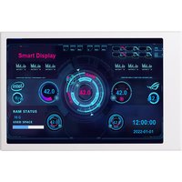 3.5 inch IPS Type-C Secondary Screen Mini Computer USB Display CPU GPU RAM HDD Monitor with Holder Metal Case No Use AIDA64