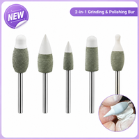 2-in-1 Pre-Sintered Zirconia Grinding Polishing Bur Disc Dental Lab Dual Grit Crown Bridge Restoration Tool 15000RPM