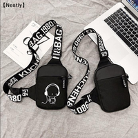Men's Shoulder Bag Trend Waterproof Small Messenger Bag Square Crossbody Bags Bag For Men Sacoche Homme〔Nest〕