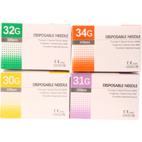 100Pcs Superfine Tattoo Painless Small Needle Disposable Plastic Medical 30G 13MM 32G 4MM 32G 6MM Syringes Eyelid Tool