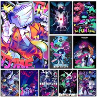D-Deltarune Poster HD Sticky Wall Waterproof Home Living Room Bedroom Dorm Bar Aesthetic Decoration
