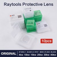 10pcs Raytools Original Laser Lens Optical Protective Windows 24.9x1.5 27.9x4.1 4kw 30x5 18x2 for Raytools BM110 BM109 BM111