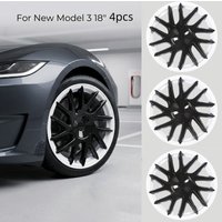 18 Inch Wheel Covers for Model 3 Highland 2024 2025 2026 Hubcaps Rim Protector Cap Matte Glossy Black White Left Right 4Pcs Set