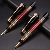 High Quality Metal Roller Ballpoint Pen Office Business Men Luxury Signature Writing Gift Supplies Fountain Pen New Ink Pens