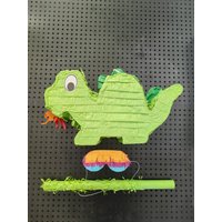 SET with a Blindfold and Bat Dinosaur Pinata Bundle Perfect for Birthday Parties Animal Theme PartiesDecorations Gift for Fiest