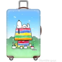 Stretchy Washable Luggage Cover Protective Anti-Wear Suitcase Protector Useful Travel Accessory Leisure Trips Fits