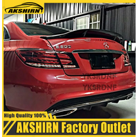W207 C207 Forged Carbon Fiber / FRP Trunk Spoiler R Style Wing For Mercedes E Class Coupe 2010 - 2013 E200 E250 E300 E350