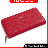 CH Standard Wallet Fashion Classic Women's Small Wallet Solid Color Design Multi-Letter Embossed Women's Coin Purse Luxury