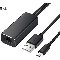 Nku Micro USB To RJ45 100Mbps Ethernet Adapter for Fire TV Stick Google Home Mini Chromecast Gen 2 1 Ultra USB Network Card