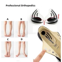 Silicone Orthopedic Insole for Feet O/X Leg Type Valgus Varus Correction Plantar Fasciitis Gel Heel Pad Magnet Massage Foot Care
