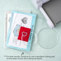 5"/3.5" Warp-Resistant Circular Cutting Pads, Transparent Polycarbonate Cutting Plates for Decoration, DIY Project