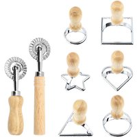 Ravioli Cutter Pastry Press Mold Dumpling Lace Embossing Device Ravioli Maker Mold Ravioli Stamp Cookie Mold Kitchen Baking Tool