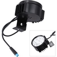 AliExpress MEROCA 4 9 Beads LED Spotlight LED Headlights Night Riding Black Color Easy To Install Good Compatibility Practical To Use