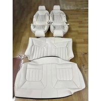 For bmw Full Set Waterproof White Nappa Leather Original Customized Seat Cover