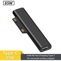65W PD Fast Charging USB C Power Supply For Microsoft Surface Pro X 8 7 6 5 4 3 Go Book Converter Charger For Microsoft Surface