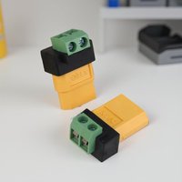 ✰✪1PC XT60 Male Female To 2Pin Terminal Adapter Solderless Charging Connector For UAV Balance Charger Solar Panel Model Devices