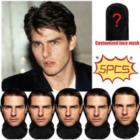 1~10PCs 3D Cosplay Masks Personalized Realistic Mask with Full Face Prank Mask Headgear for Role-Play Halloween Cosplay
