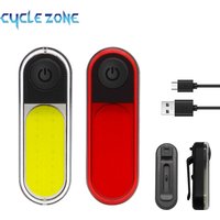 5 Modes Light Bicycle Rear Light Waterproof Bike Light COB USB Rechargeable Mtb Bike Taillights For Cycling Safety