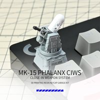 ECHOME MK-15 PHALANX CIWS Keycap 3D Resin Keycaps for Mechanical Keyboard Custom Handmade Key Cap Keyboard Accessories DI