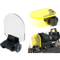 Flip Up Scope Mount Red Dot Sight Transparent Lens Protector Cover Hunting Rifle Scope Accessories