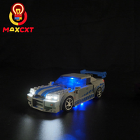 MAXCXT LED Light For LEGO 76917 Speed 2 Fast 2 Furious Nissan Skyline GT-R DIY Decorative Lamp Not Include Lego Building Blocks