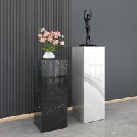 Marble rock slab base, handicraft ornament, hotel lobby, living room entrance, high-end light luxury goods display base