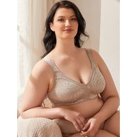 Wingslove Wireless Minimizer Bra for Women, Full Coverage Plus Size Non-Padded, Wide Strap Comfortable Support, Full Figure Ever