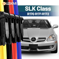 For Mercedes Benz SLK Class R170 R171 R172 1996-2016 2011 2012 2013 2014 2pcs Front Windshield Windscreen Wiper Blades Red Blue