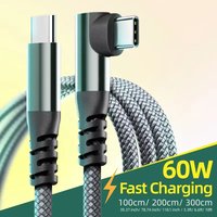 1PC 60W PD Fast Charging Cable 1M 2M 3M USB C Nylon Braided Data Cable for iPhone 15 15Plus 15Pro Max 2026 New