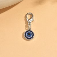Blue Evil Eye Keychain Fashion Good Luck Talisman Pendant Academy Style Youth Accessories