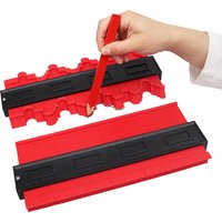 Duplicateur de Jauge de Contour en Plastique, Outil de Mesure de Profil, Carrelage, Stratifié, Carreaux, 5/6/10/20 Pouces