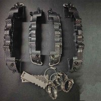 2*2 Pc Fixing By Screws, ABS Plastic Brake Caliper Cover, 3D Logo, Carbon Fiber, Come With Fix Parts, Car Accessories