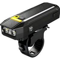 AliExpress NONE Dual Lights LED Bicycle Front Light With Speaker USB Rechargeable Bicycles Accessories RGB Side Lamp Road Cycling Bike Headlight
